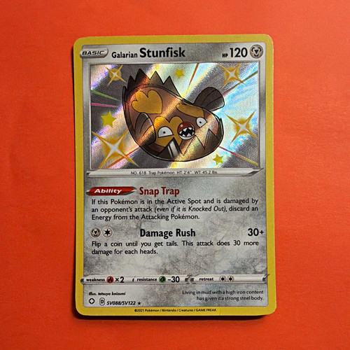 Pokemon tcg galarian stunfisk - pokemon,