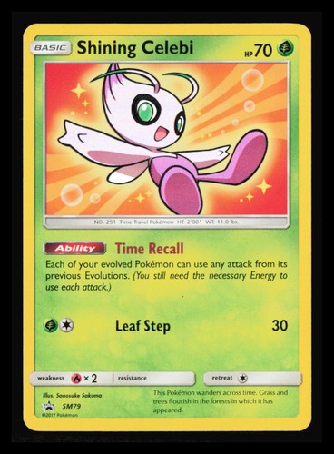 Shining celebi sm79 sun - shining, &