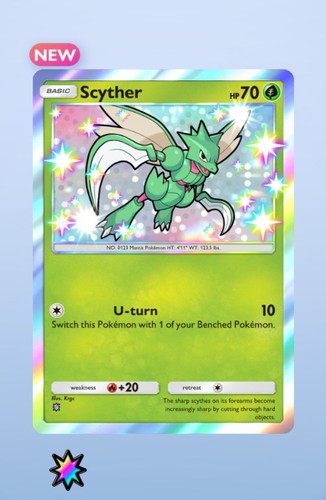 Pokemon tcg pocket scyther - -,