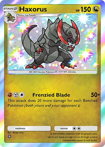 Digital haxorus shiny rare - -,