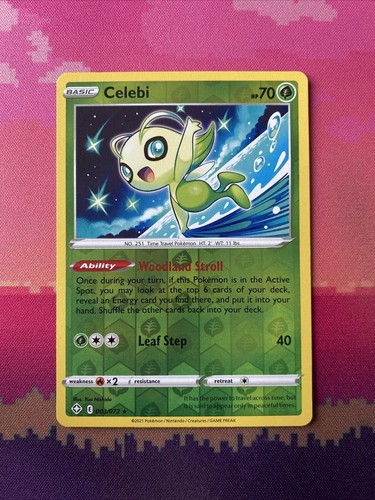 Pokemon card celebi shining - pokemon,