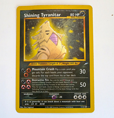 Shining tyranitar 113 - 113/105, neo