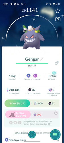 Pokemon ptc shiny gengar - ptc,
