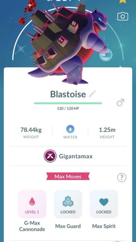 Pokemon shiny gigantamax - go,