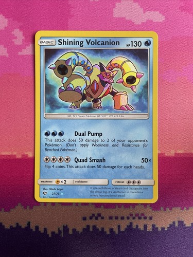 Pokemon card shining volcanion - pokemon,