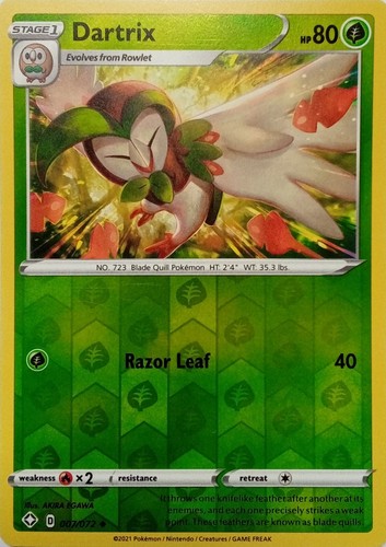 007 072 dartrix reverse holo - reverse,