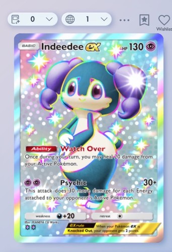 Pokemon tcg pocket indeedee - pocket,