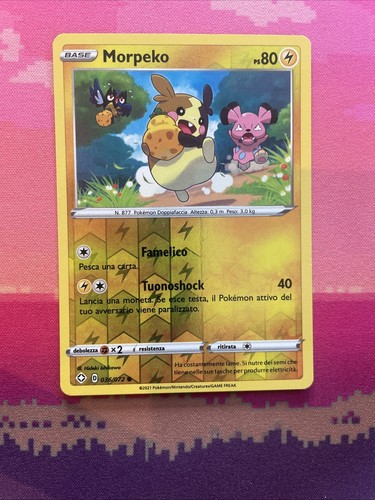Pokemon card morpeko shining - pokemon,