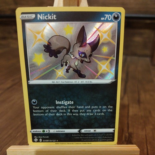 Nickit sv081 sv122 shiny rare - sv081/sv122,