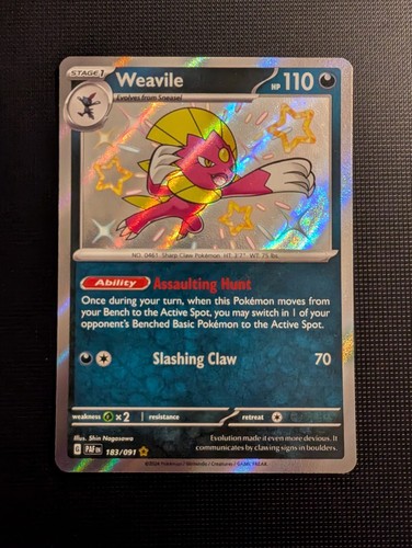 Weavile 183 091 - weavile, 183/091