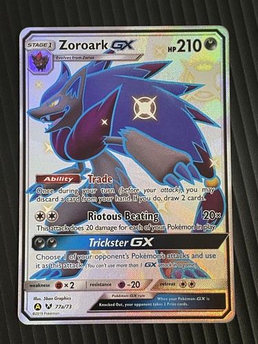 Zoroark 77a shining - zoroark, gx