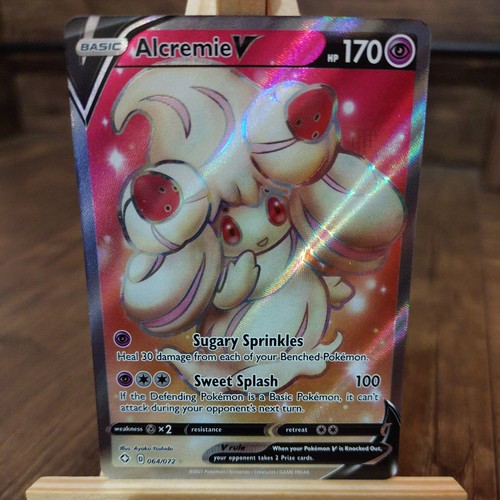 Pokemon alcremie full art - v,