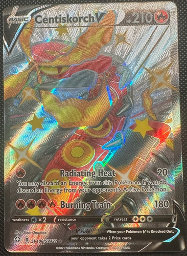 Centiskorch sv108 sv122 holo - centiskorch, sv108/sv122