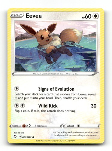 Eevee 052 072 common shf - eevee, 052/072