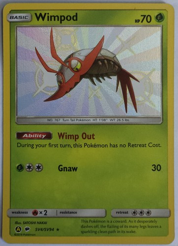 Wimpod sv4 sv94 pokemon hidden - wimpod,