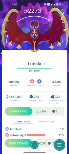Pokemon shiny lunala - pokemon,