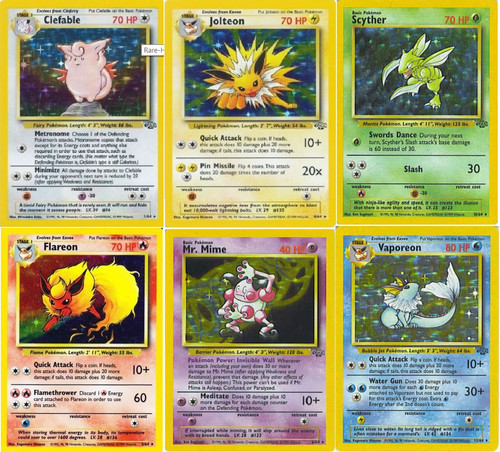 Rare holo jungle - holo, (shiny)