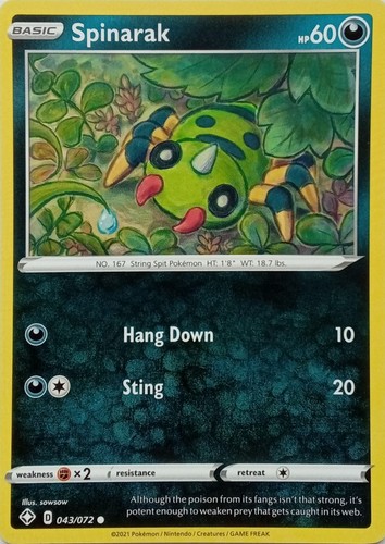 043 072 spinarak common - 043/072, |