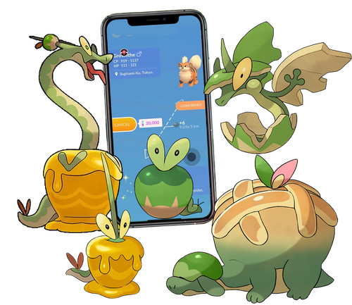 Pokemon shiny applin flapple - pokemon,
