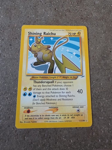Shining raichu neo - raichu, destiny