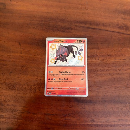 Pokemon paldean tauros 111 091 - tauros, 111/091
